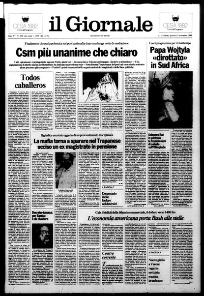 Il giornale : quotidiano del mattino